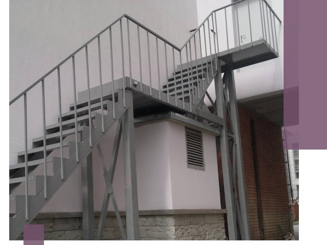 Монтаж пожарных лестниц под ключ в Шадринске с гарантией качества