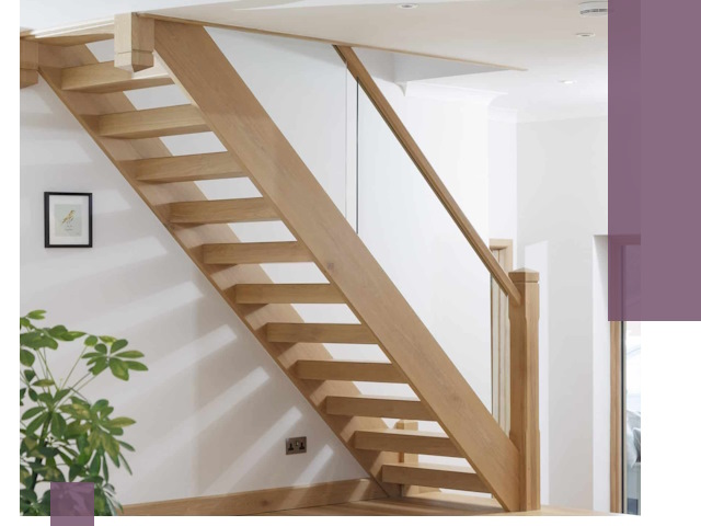 Изготовление деревянных лестниц под ключ в Шадринске для дома