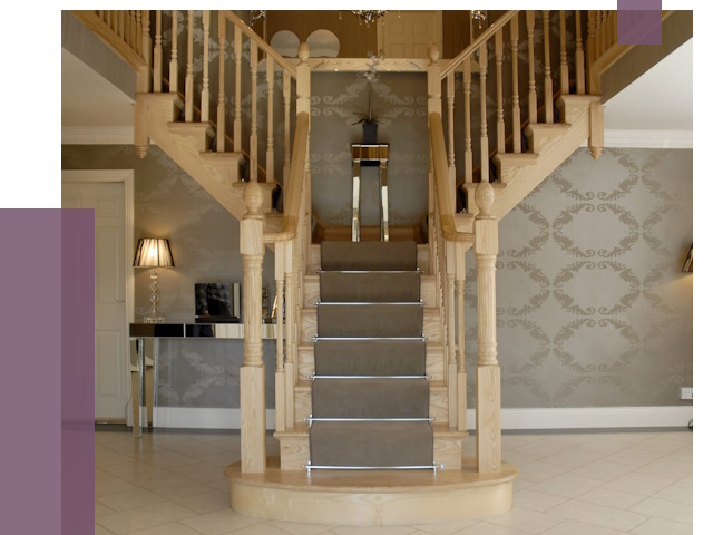 Монтаж деревянных лестниц в Шадринске от 7704 руб. 