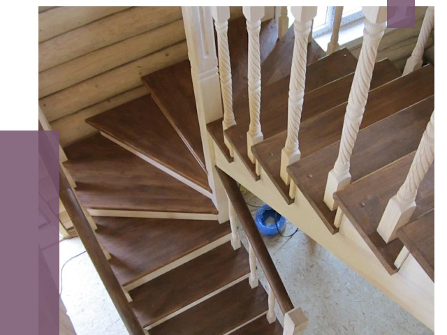 Реставрация деревянных лестниц в Шадринске от 4343 руб.