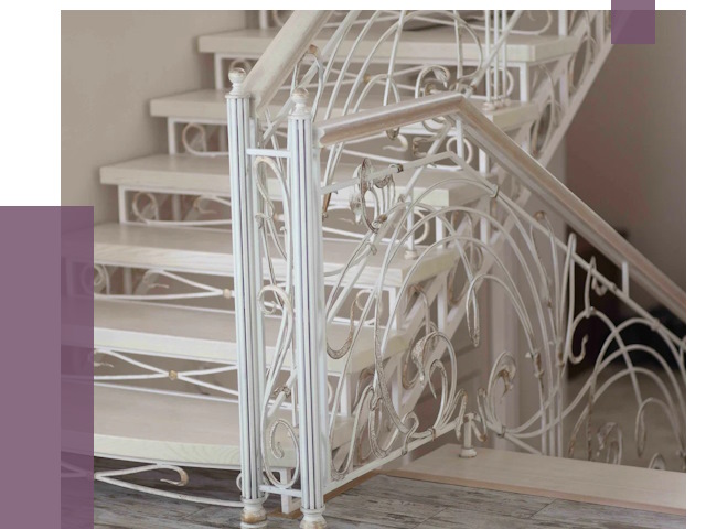 Изготовление кованых лестниц на заказ в Шадринске от 87899 руб. | ПРОЛЁТ-Шдр