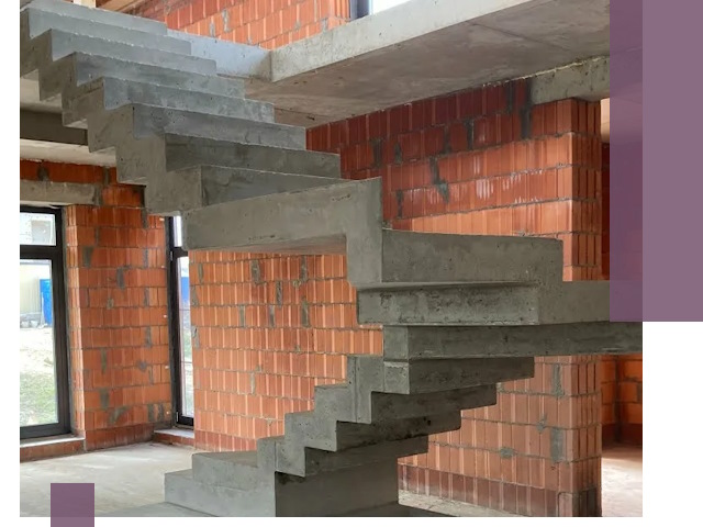 Изготовление бетонных лестниц под ключ в Шадринске