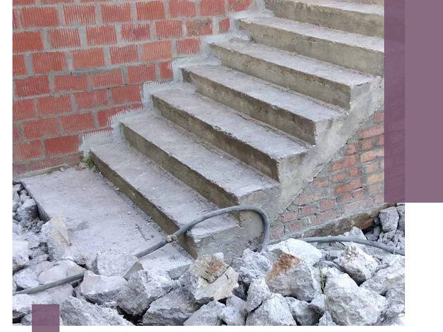 Демонтаж бетонных лестниц в Шадринске: быстро и безопасно