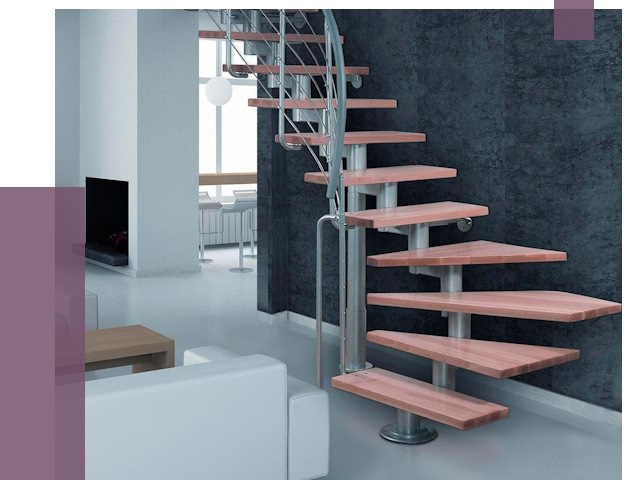 Модульные лестницы в Шадринске от 17063 руб. — купить в ПРОЛЁТ-Шдр