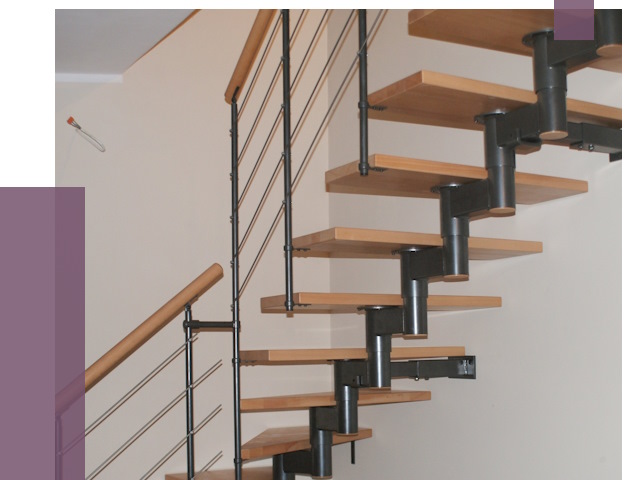 Изготовление модульных лестниц в Шадринске от 11634 руб. 