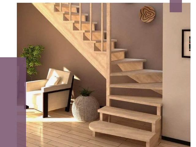 Изготовление Г-образных лестниц в Шадринске от 19131 руб. 