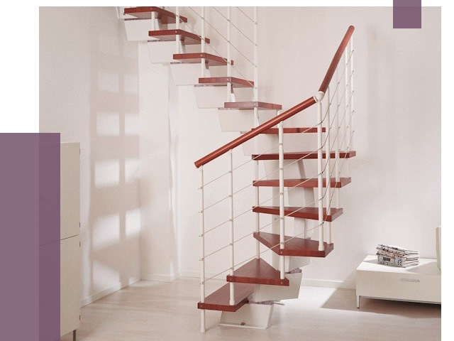 Изготовление лестниц на больцах в Шадринске от 9824 руб. | ПРОЛЁТ-Шдр