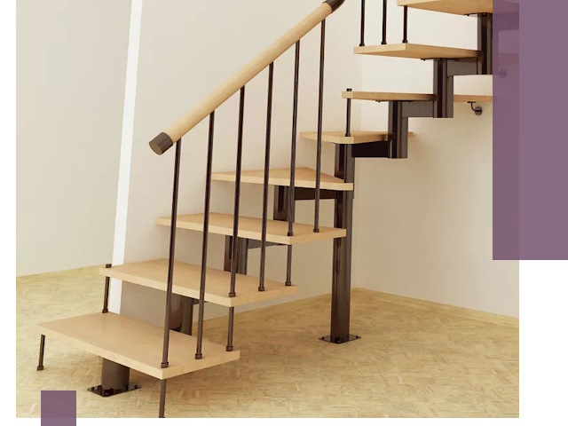 Монтаж лестниц на больцах в Шадринске — быстро и надежно