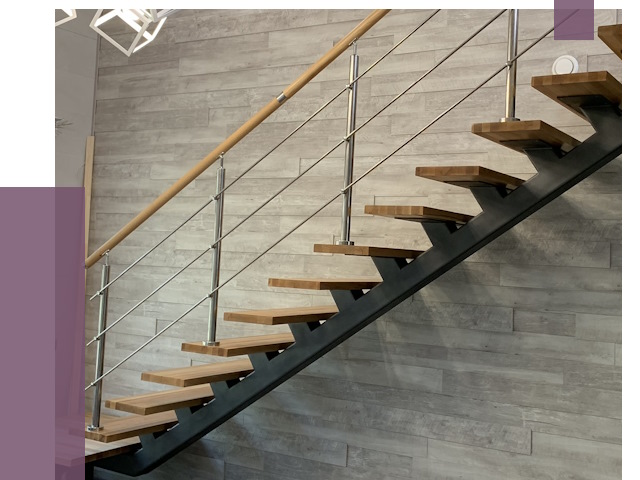 Изготовление лестниц на монокосоуре в Шадринске от 77040 руб. 