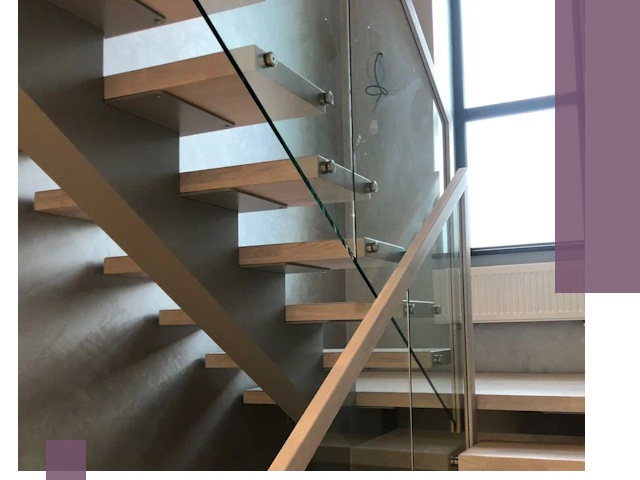 Изготовление лестниц на монокосоуре в Шадринске с монтажом и гарантией