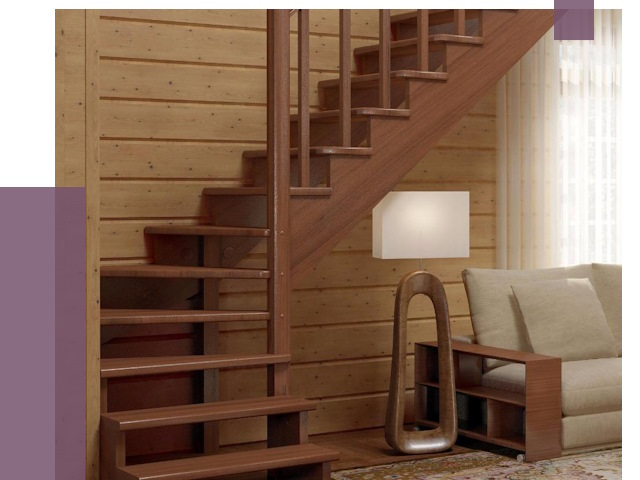 Лестницы эконом класса в Шадринске от 18459 руб. бюджетные решения