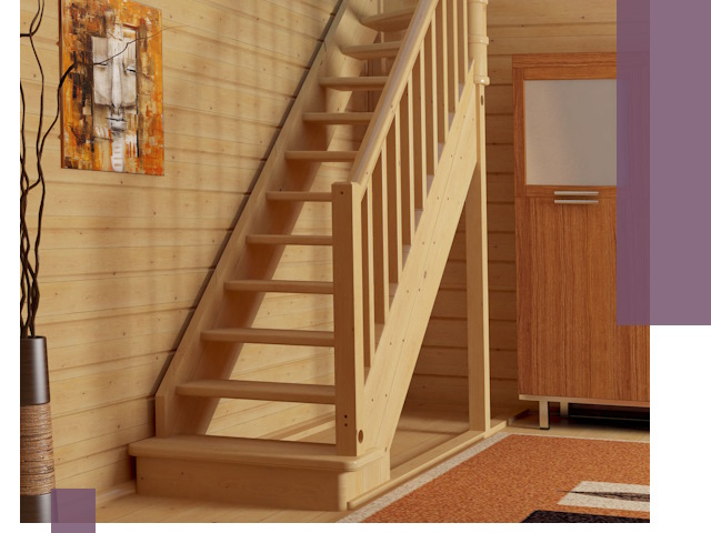 Лестницы эконом класса под ключ в Шадринске — недорого и быстро