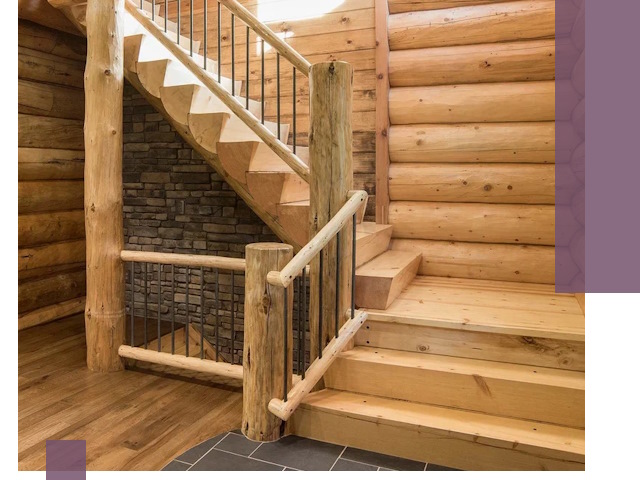 Лестницы в баню под заказ и профессиональный монтаж в Шадринске