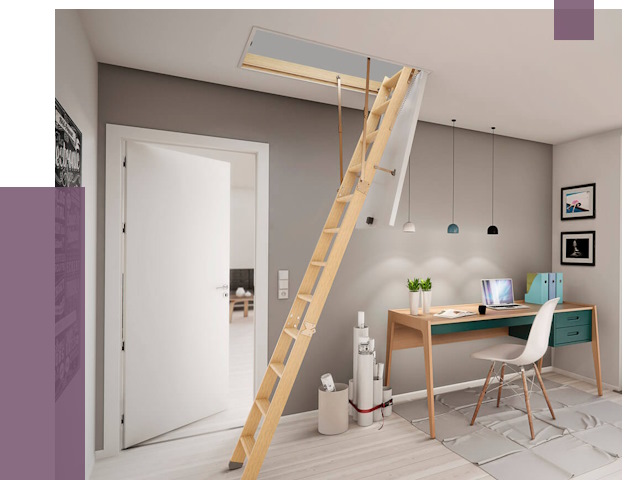 Чердачные лестницы в Шадринске — от 14736 руб. | ПРОЛЁТ-Шдр