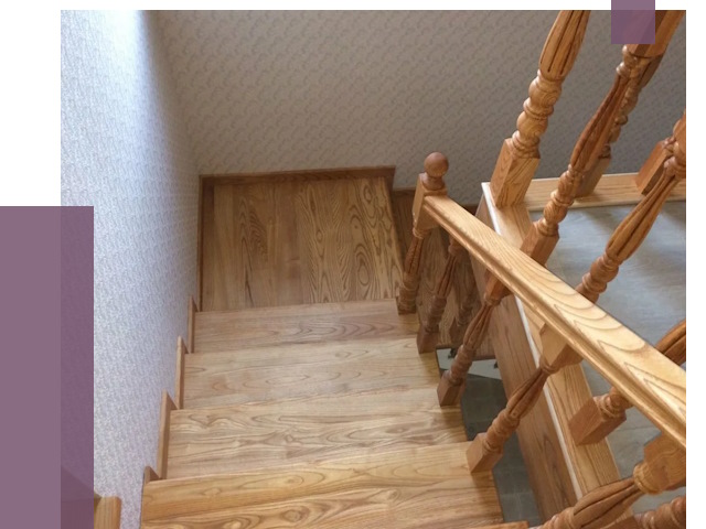 Сосновые лестницы в Шадринске под ключ от 8169 руб.  | ПРОЛЁТ-Шдр