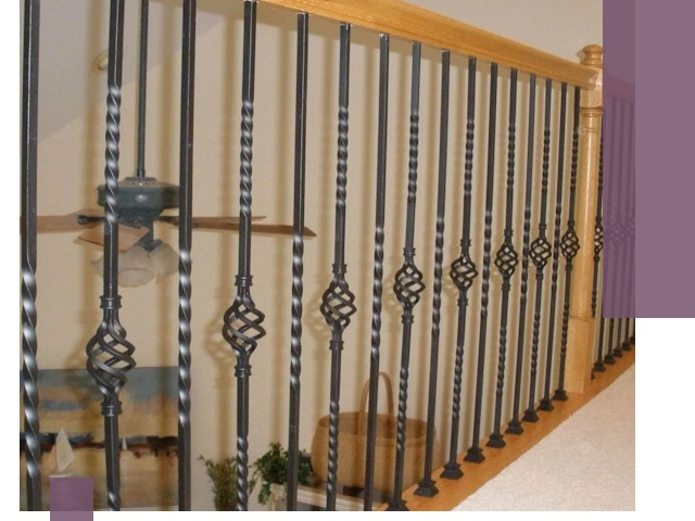 Изготовление и монтаж кованных перил в Шадринске под ключ