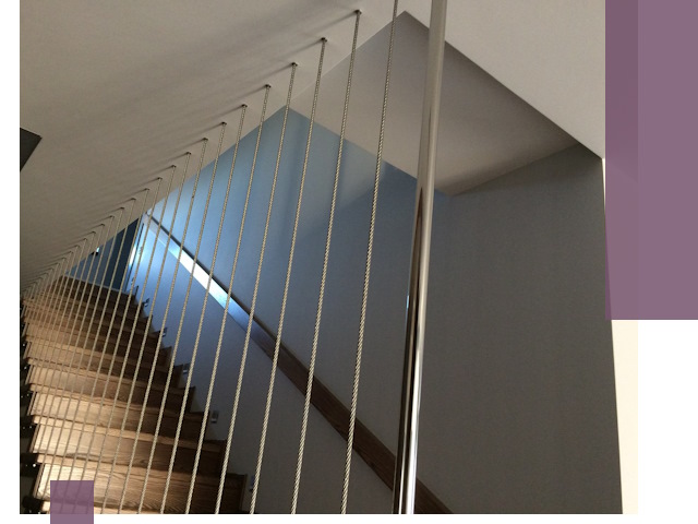 Тросовые перила под ключ в Шадринске — производство и монтаж