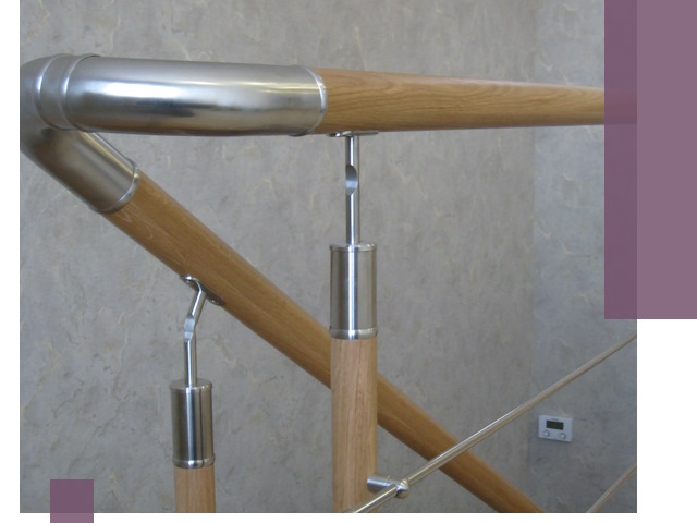 Комбинированные перила на заказ в Шадринске — монтаж и производство