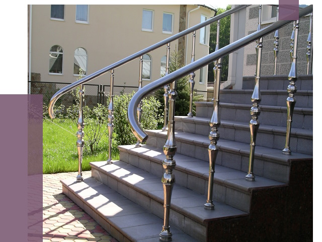 Перила для крыльца в Шадринске от 10858 руб. — монтаж ПРОЛЁТ-Шдр