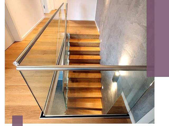 Перила для лестницы в доме — изготовление и монтаж в Шадринске