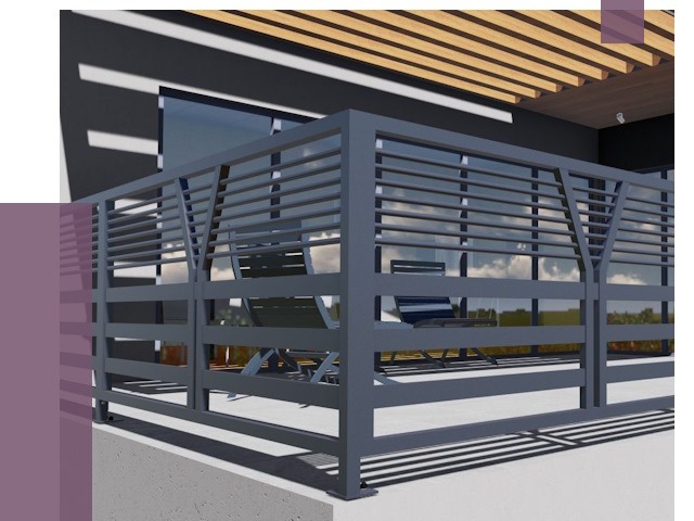 Изготовление балконных ограждений в Шадринске от 10858 руб. | ПРОЛЁТ-Шдр