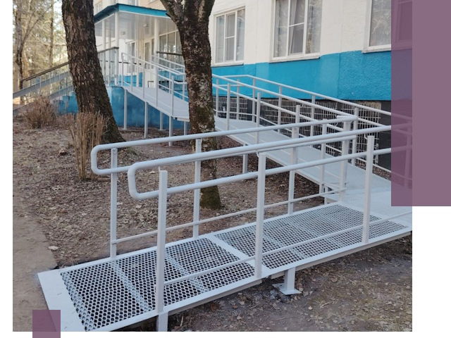 Пандусы под ключ в Шадринске: изготовление, монтаж и демонтаж
