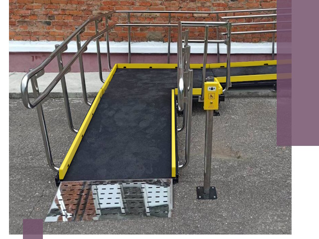 Изготовление наклонных пандусов для инвалидов в Шадринске