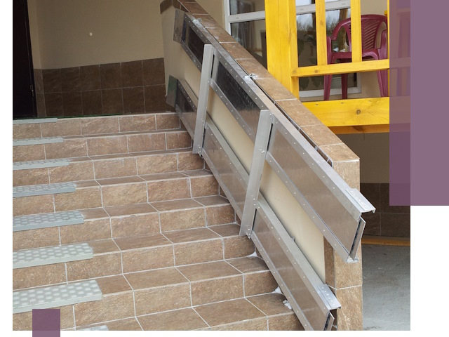 Откидные пандусы под ключ в Шадринске — монтаж и демонтаж