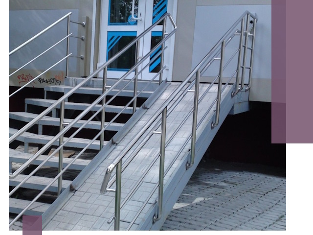 Пандус на крыльцо под ключ в Шадринске: монтаж и изготовление