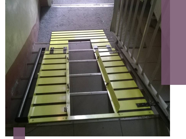 Профессиональный монтаж пандуса в подъезд в Шадринске