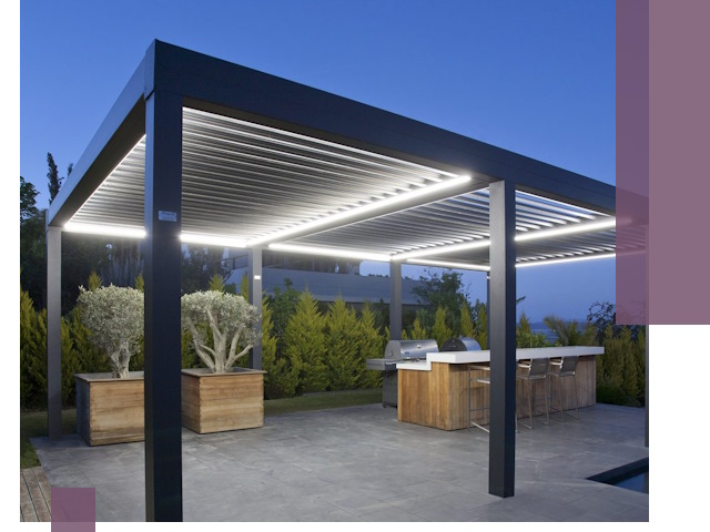 Навесы отдельно стоящие под ключ в Шадринске из металла и поликарбоната