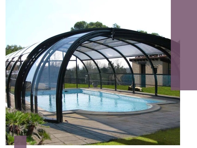 Навесы для бассейна в Шадринске: изготовление и монтаж под ключ