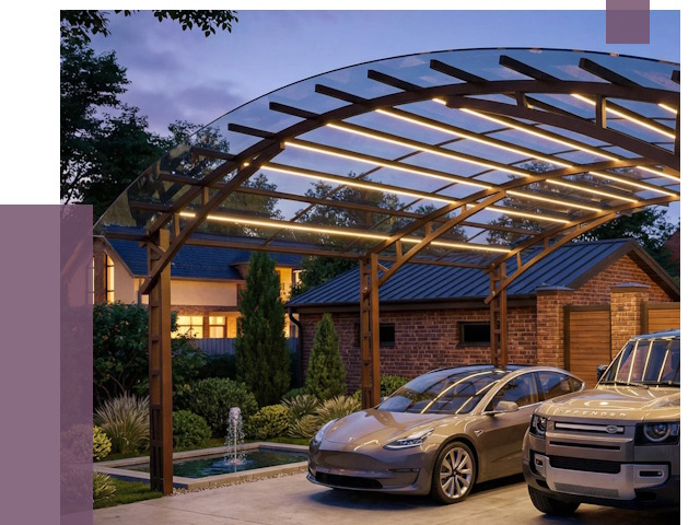 Металлические навесы в Шадринске от 12823 руб. под ключ — ПРОЛЁТ-Шдр