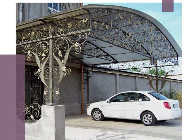 Кованые навесы в Шадринске от 14736 руб. | ПРОЛЁТ-Шдр