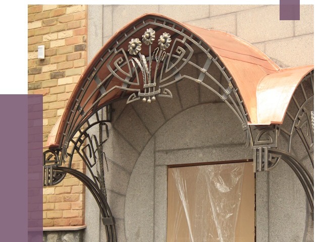 Арочные козырьки в Шадринске от 14736 руб. 