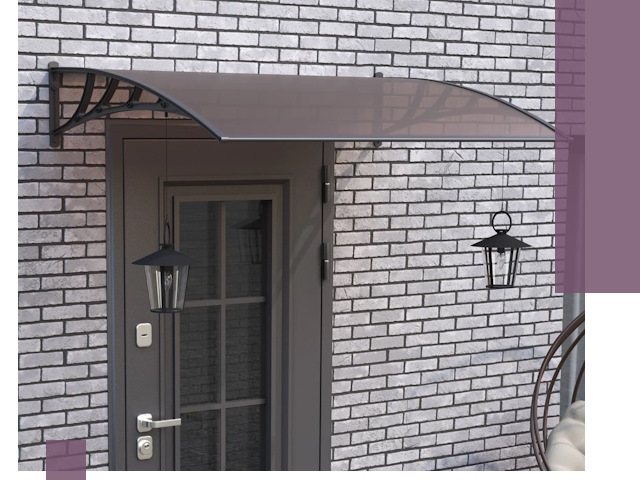 Недорогие козырьки и навесы под ключ в Шадринске