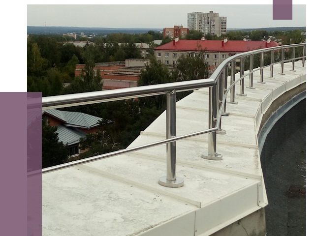 Парапеты и ограждения кровли в Шадринске от 5015 руб. 