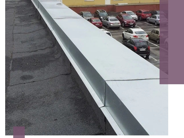 Изготовление парапетов из металла и нержавейки в Шадринске