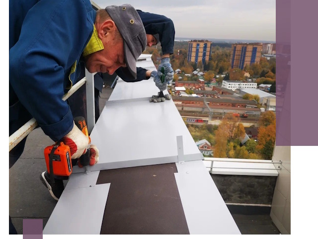 Монтаж парапетов в Шадринске — установка прочных металлических ограждений