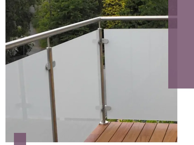 Алюминиевые парапеты для балконов и террас в Шадринске