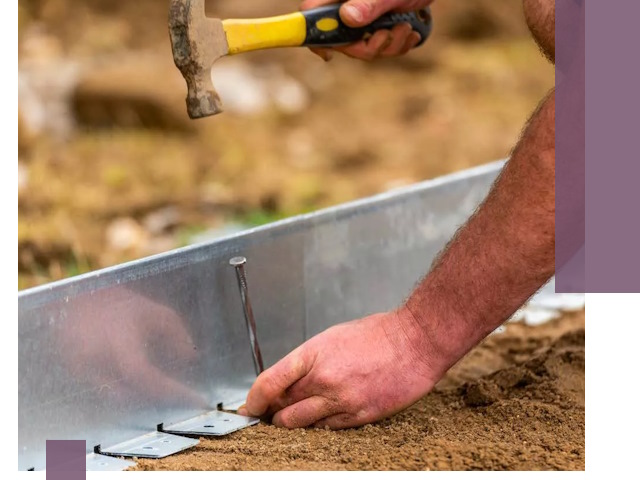 Монтаж металлических бордюров в Шадринске быстро и качественно