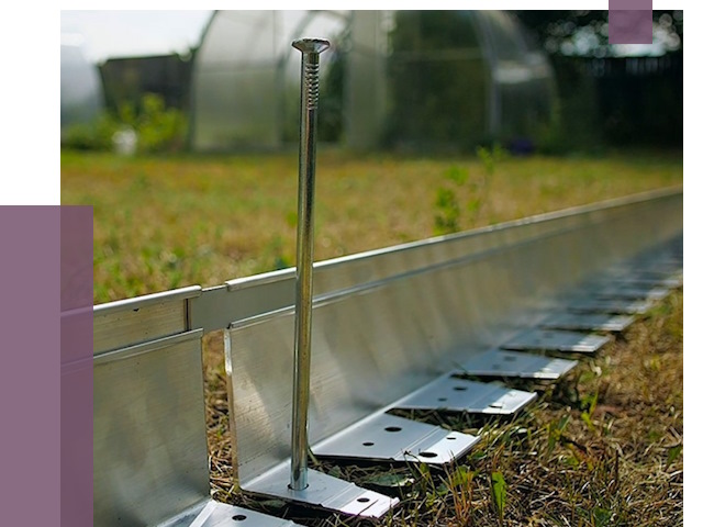 Металлические бордюры для газона в Шадринске от 4343 руб. | ПРОЛЁТ-Шдр