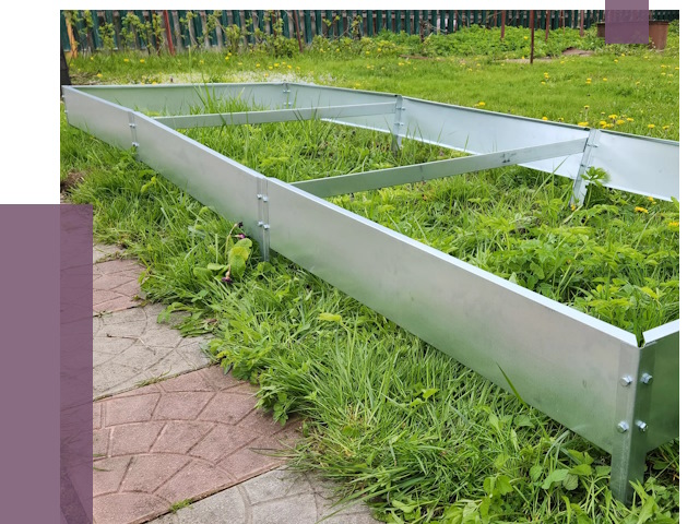 Металлические бордюры для грядок в Шадринске от 1810 руб. 