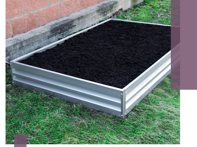 Металлические бордюры для грядок в Шадринске: прочность и аккуратность