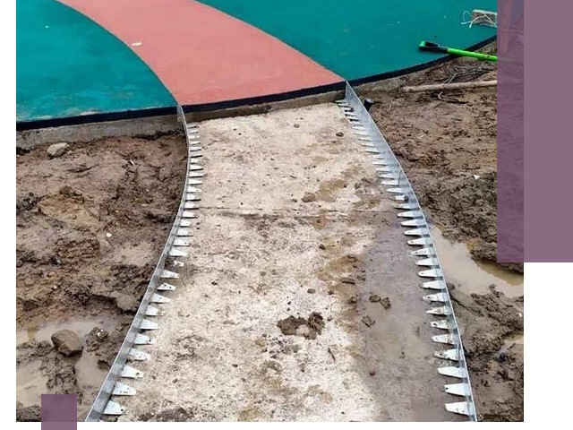 Металлические бордюры для дорожек в Шадринске — монтаж и изготовление