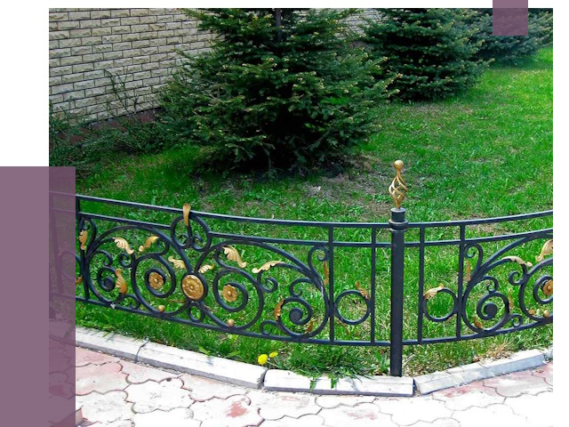 Кованые газонные ограждения в Шадринске от 7704 руб. — ПРОЛЁТ-Шдр