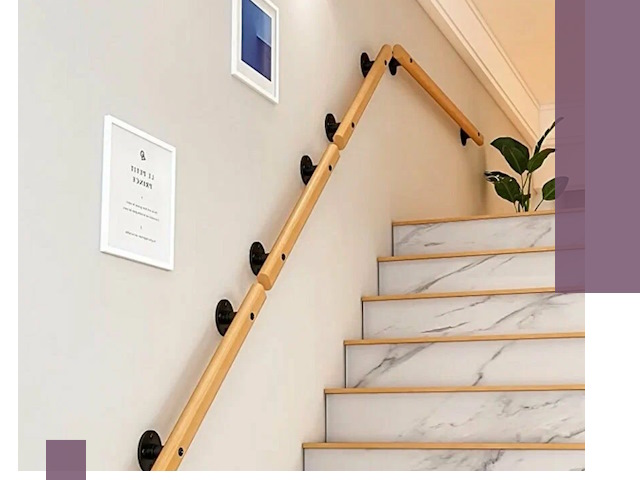 Поручни металлические и деревянные под ключ в Шадринске