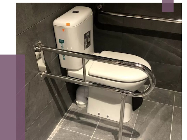 Поручни для санузлов в Шадринске от 4343 руб.  | ПРОЛЁТ-Шдр