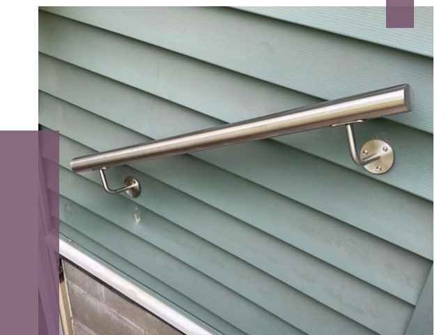 Поручни из нержавеющей стали в Шадринске от 7756 руб.  | ПРОЛЁТ-Шдр